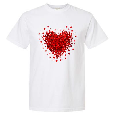 Love Heart Graphic Valentines Day Garment-Dyed Heavyweight T-Shirt