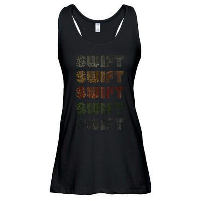 Love Heart Grunge Vintage Style Black Ladies Essential Flowy Tank