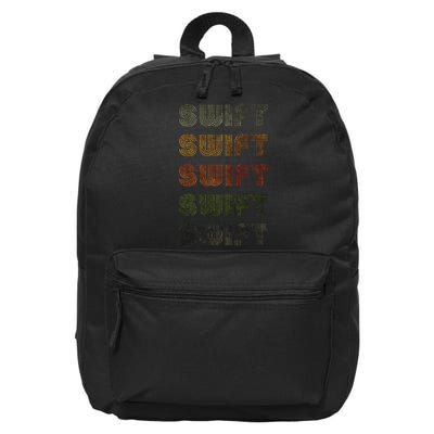 Love Heart Grunge Vintage Style Black 16 in Basic Backpack