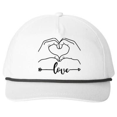 Love Heart Gifts For Wo Boy In Valentines Day Snapback Five-Panel Rope Hat