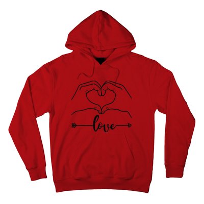 Love Heart Gifts For Wo Boy In Valentines Day Hoodie