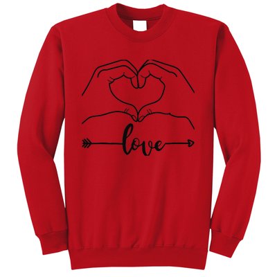 Love Heart Gifts For Wo Boy In Valentines Day Sweatshirt