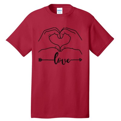 Love Heart Gifts For Wo Boy In Valentines Day Tall T-Shirt