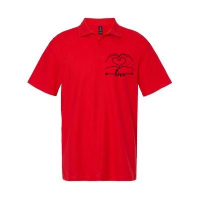 Love Heart Gifts For Wo Boy In Valentines Day Softstyle Adult Sport Polo