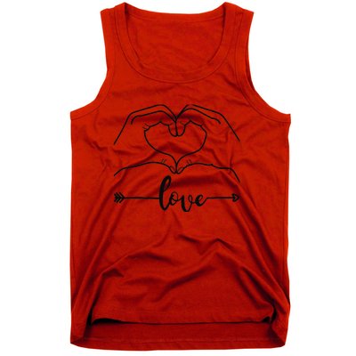 Love Heart Gifts For Wo Boy In Valentines Day Tank Top