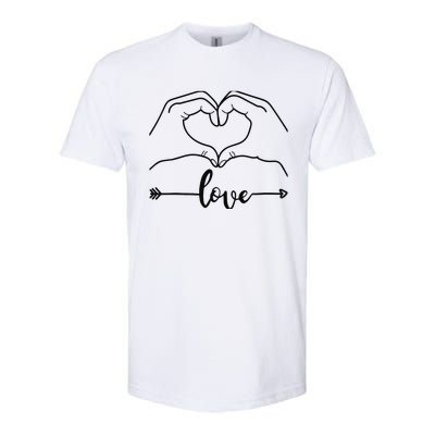 Love Heart Gifts For Wo Boy In Valentines Day Softstyle CVC T-Shirt