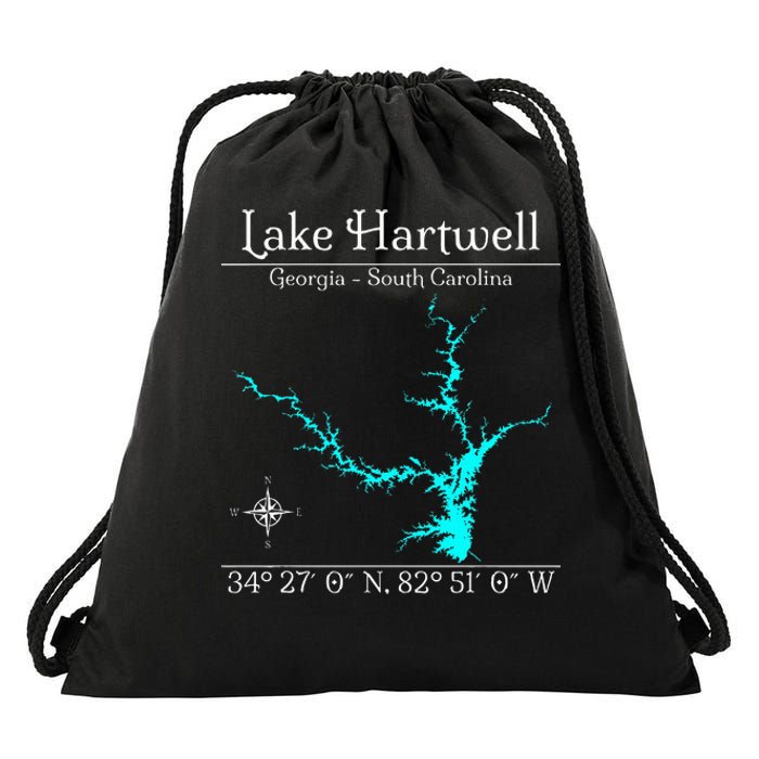 Lake Hartwell Georgia South Carolina Drawstring Bag