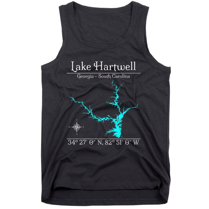 Lake Hartwell Georgia South Carolina Tank Top