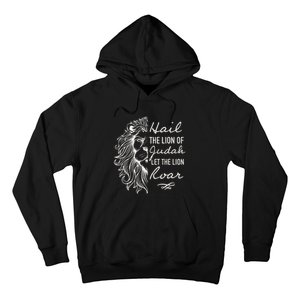 Lion Hail Hail Lion Of Judah Let The Lion Roar Christian Hoodie