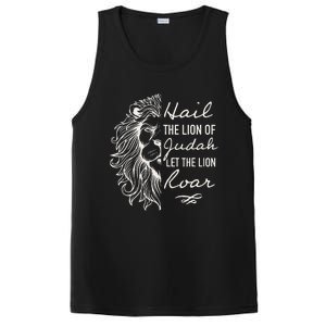 Lion Hail Hail Lion Of Judah Let The Lion Roar Christian PosiCharge Competitor Tank