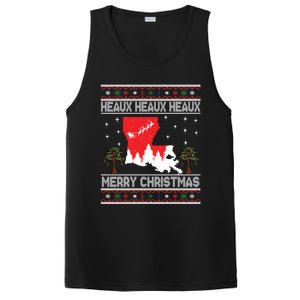 Louisiana Heaux Heaux Heaux Ugly Christmas Top Great Gift PosiCharge Competitor Tank