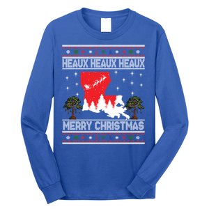 Louisiana Heaux Heaux Heaux Ugly Christmas Top Great Gift Long Sleeve Shirt