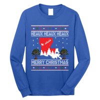 Louisiana Heaux Heaux Heaux Ugly Christmas Top Great Gift Long Sleeve Shirt