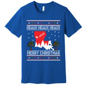 Louisiana Heaux Heaux Heaux Ugly Christmas Top Great Gift Premium T-Shirt