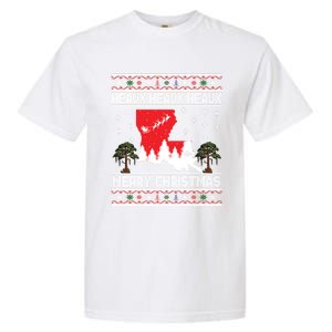 Louisiana Heaux Heaux Heaux Ugly Christmas Top Great Gift Garment-Dyed Heavyweight T-Shirt