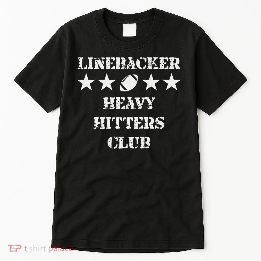 Linebacker Heavy Hitters Club Football Player Tall T-Shirt