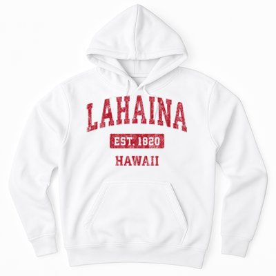 Lahaina Hawaii Hi Vintage Sports Hoodie