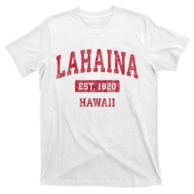 Lahaina Hawaii Hi Vintage Sports T-Shirt