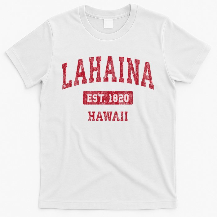 Lahaina Hawaii Hi Vintage Sports T-Shirt