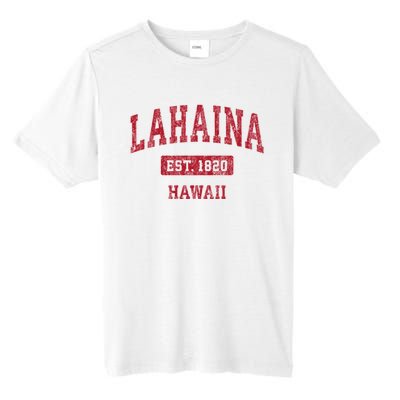 Lahaina Hawaii Hi Vintage Sports Tall Fusion ChromaSoft Performance T-Shirt