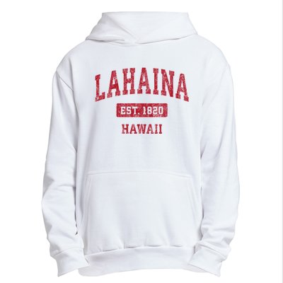 Lahaina Hawaii Hi Vintage Sports Urban Pullover Hoodie