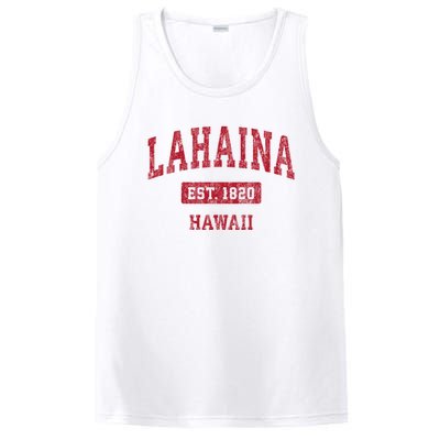 Lahaina Hawaii Hi Vintage Sports PosiCharge Competitor Tank