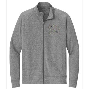 Leaves Hi Hi Bubblefree Stretch Full-Zip Cadet Jacket