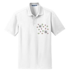 Leaves Hi Hi Bubblefree Dry Zone Grid Polo