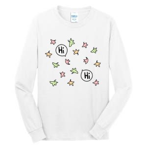 Leaves Hi Hi Bubblefree Tall Long Sleeve T-Shirt