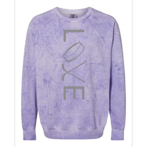 Love Hockey Hockey Gift Colorblast Crewneck Sweatshirt