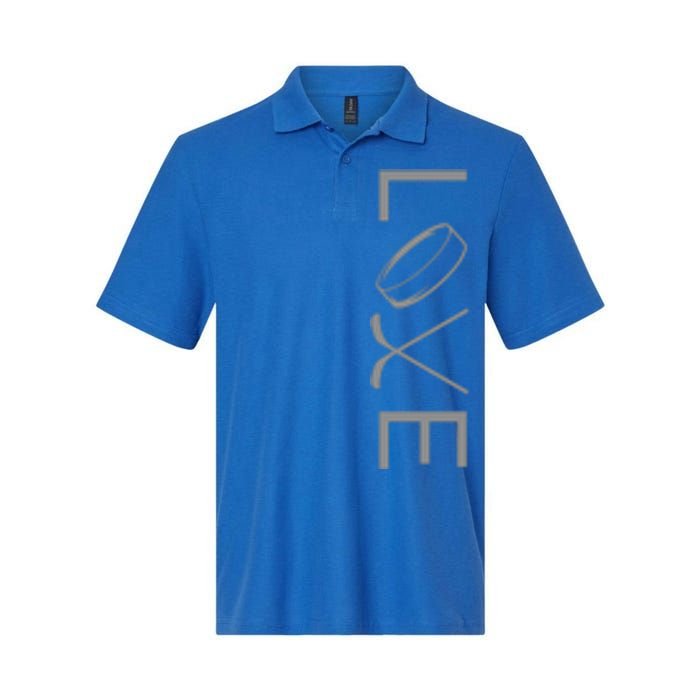 Love Hockey Hockey Gift Softstyle Adult Sport Polo