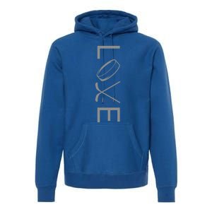 Love Hockey Hockey Gift Premium Hoodie