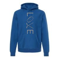 Love Hockey Hockey Gift Premium Hoodie