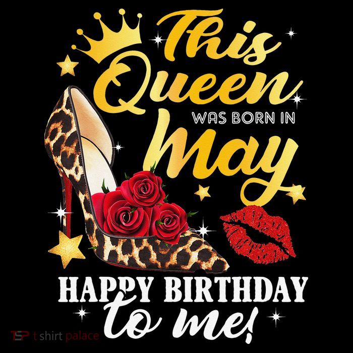 Leopard High Heel This Queen Was Born In May Happy Birthday Flatbill Hat