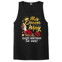 Leopard High Heel This Queen Was Born In May Happy Birthday PosiCharge Competitor Tank