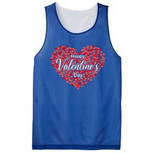 Love Hearts Happy Valentines Day Heart Cute Gift Mesh Reversible Basketball Jersey Tank