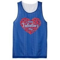 Love Hearts Happy Valentines Day Heart Cute Gift Mesh Reversible Basketball Jersey Tank