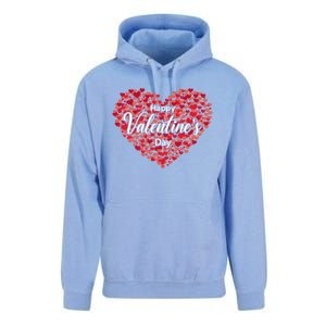 Love Hearts Happy Valentines Day Heart Cute Gift Unisex Surf Hoodie