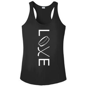 Love Hockey Hockey Meaningful Gift Ladies PosiCharge Competitor Racerback Tank