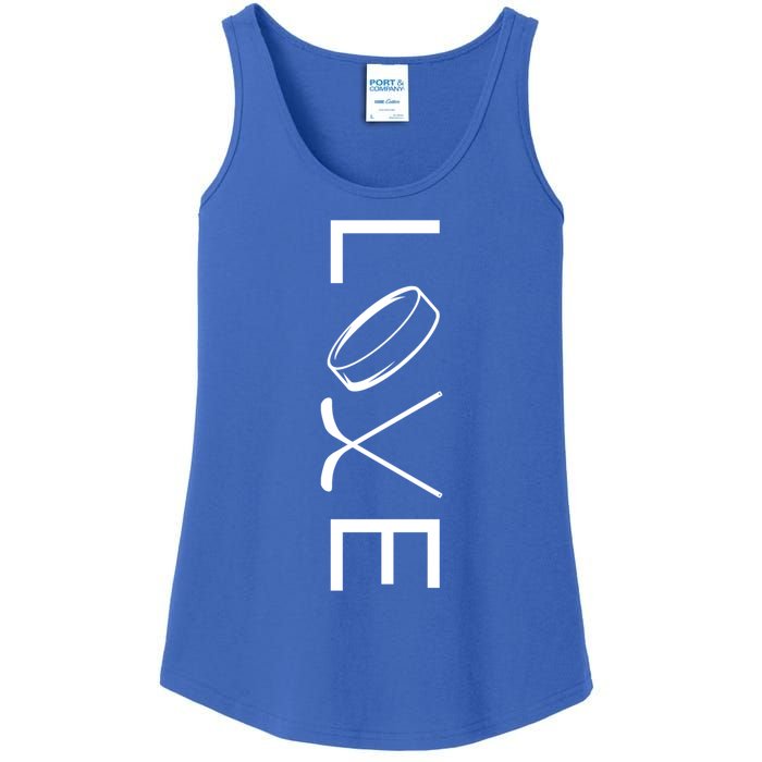 Love Hockey Hockey Meaningful Gift Ladies Essential Tank