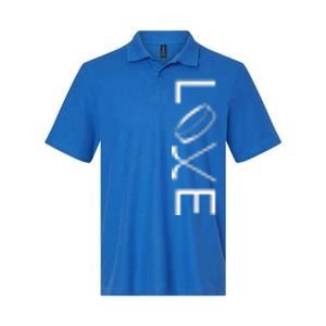 Love Hockey Hockey Meaningful Gift Softstyle Adult Sport Polo