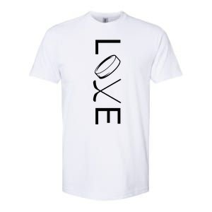 Love Hockey Hockey Meaningful Gift Softstyle CVC T-Shirt