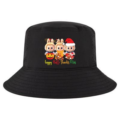 Labubu Happy Hallothanksmas Labubu Lovers Group Matching Cool Comfort Performance Bucket Hat