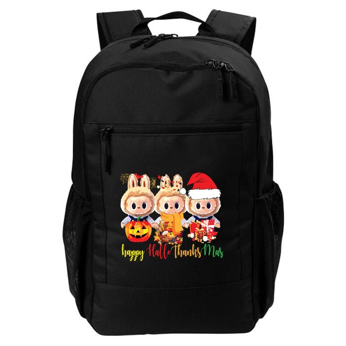 Labubu Happy Hallothanksmas Labubu Lovers Group Matching Backpack