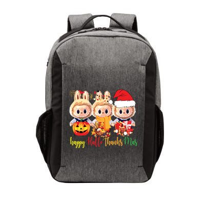 Labubu Happy Hallothanksmas Labubu Lovers Group Matching Vector Backpack