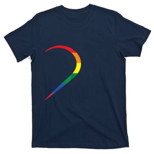 Lgbt Half Heart Love Couple Pride Month T-Shirt