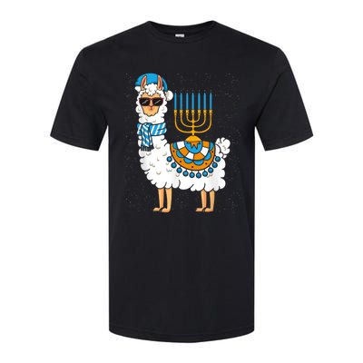 LLama Hanukkah Happy Hanukah Funny Pajama Family Matching Softstyle CVC T-Shirt