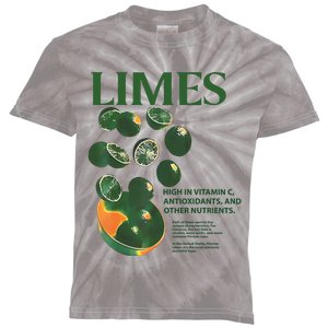 Limes High In Vitamin C Antioxidants And Other Nutrients Kids Tie-Dye T-Shirt