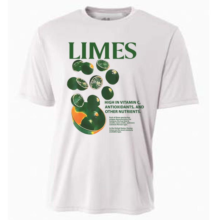 Limes High In Vitamin C Antioxidants And Other Nutrients Cooling Performance Crew T-Shirt