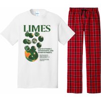 Limes High In Vitamin C Antioxidants And Other Nutrients Pajama Set